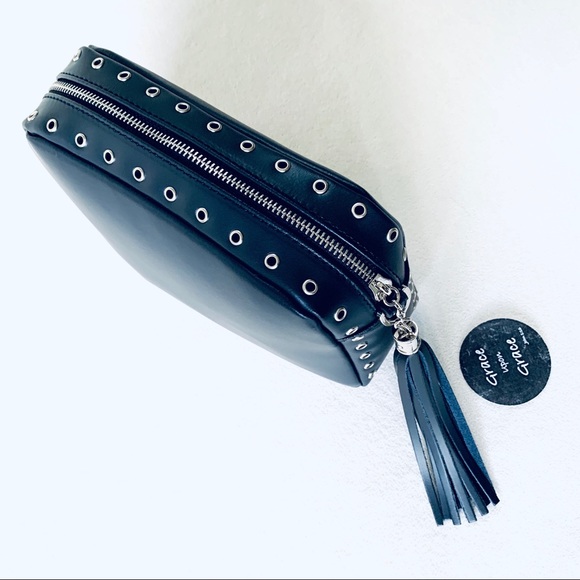 LUANA ITALIAN LEATHER Wide strap shoulder Bag - Picture 5 of 8